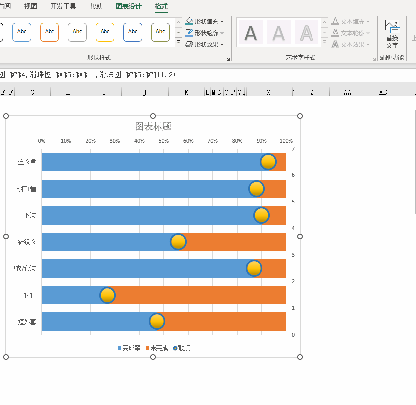 图片[14]-你会用Excel做滑珠图吗？-Excel表格学院，系统一站式学Excel!